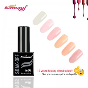 Kamayi Custom Brand Hot Sales 72colors Professional Color Uv Gel Nail Polish12ml for Nails